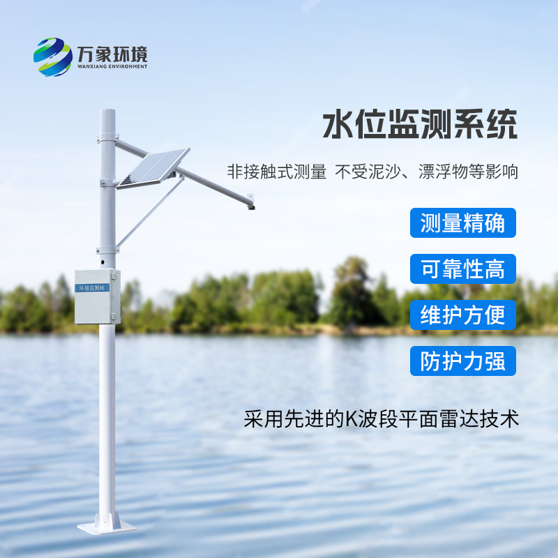 How does an online river level monitoring system help river management?