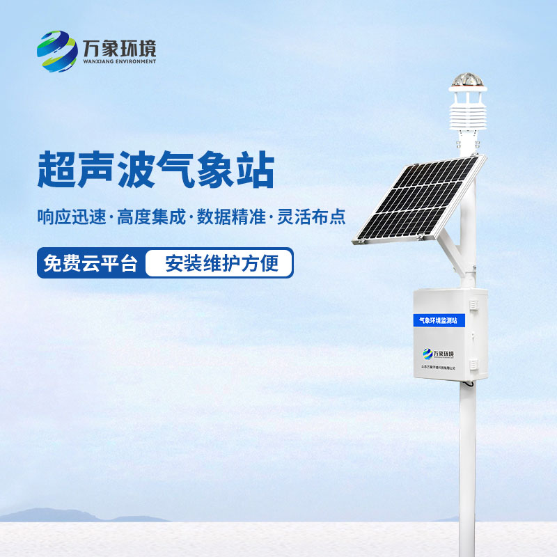 Ultrasonic five elements weather station: acoustic weather, all in control