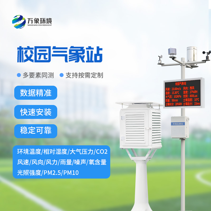 Campus fully automatic weather station: fully automatic observation, meteorological data in the master