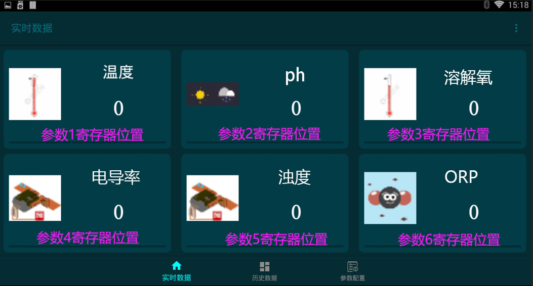 水溫、電導率、PH、溶解氧、氨氮在線監測系統