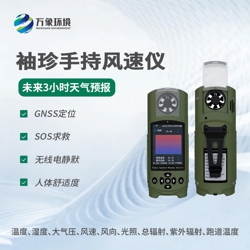 袖珍可穿戴手持風速儀:科技小身軀,大風范盡顯