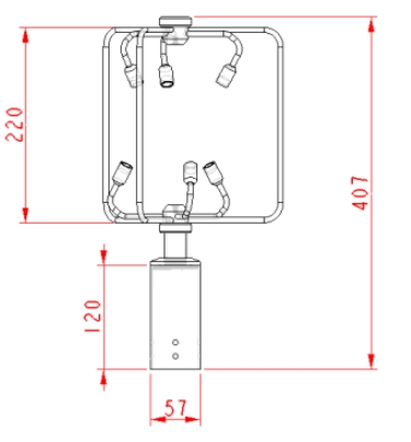 不銹鋼款三維風速儀