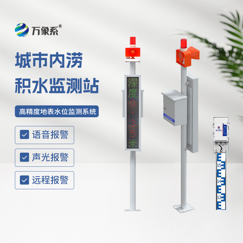 城市內澇積水監測站提升城市防災減災能力